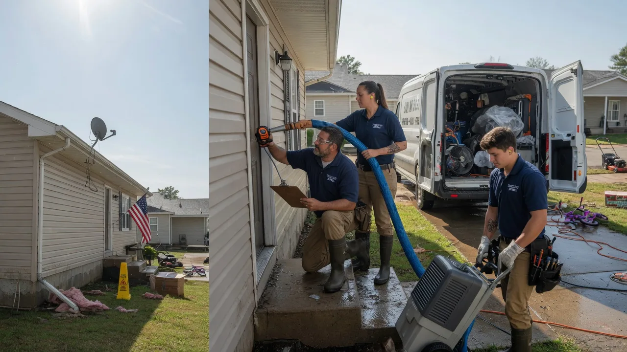 Ceiling Water Damage Restoration in Bergholz, OH near me